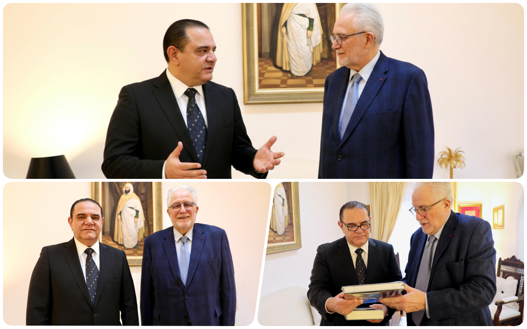 Rencontre Diplomatique : Fondation Culturelle Islamique de Genève et Grande Mosquée de Paris entre le Dr Maan Al Hafiz et Maître Chems-Eddine Hafiz