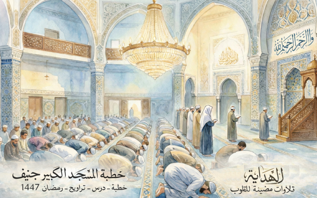 المسجد الكبير في جنيف يتألق خلال رمضان ١٤٤٧